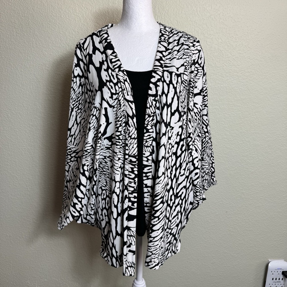 Serena Williams Signature 2 pc Tank Top & Jacket‎ Size S Black  & White NWT